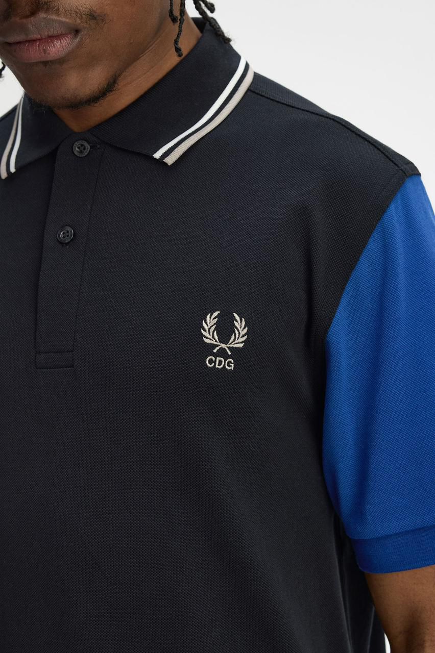 Tri-Tone Contrast Polo – Midnight Modern Edition