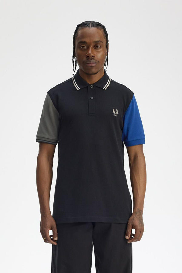 Tri-Tone Contrast Polo – Midnight Modern Edition